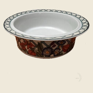 Cereal Bowls Dansk Nordic Garden Porcelain Floral 6.75 Inch Set of 2 (set #2)